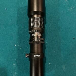 Black Telephoto Lens